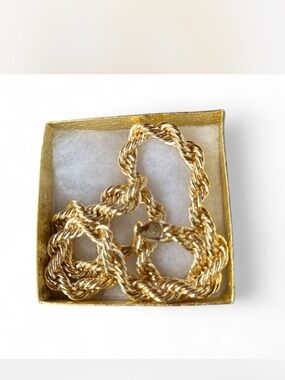 Gold Rope Chain Necklace - Women Jewelry
